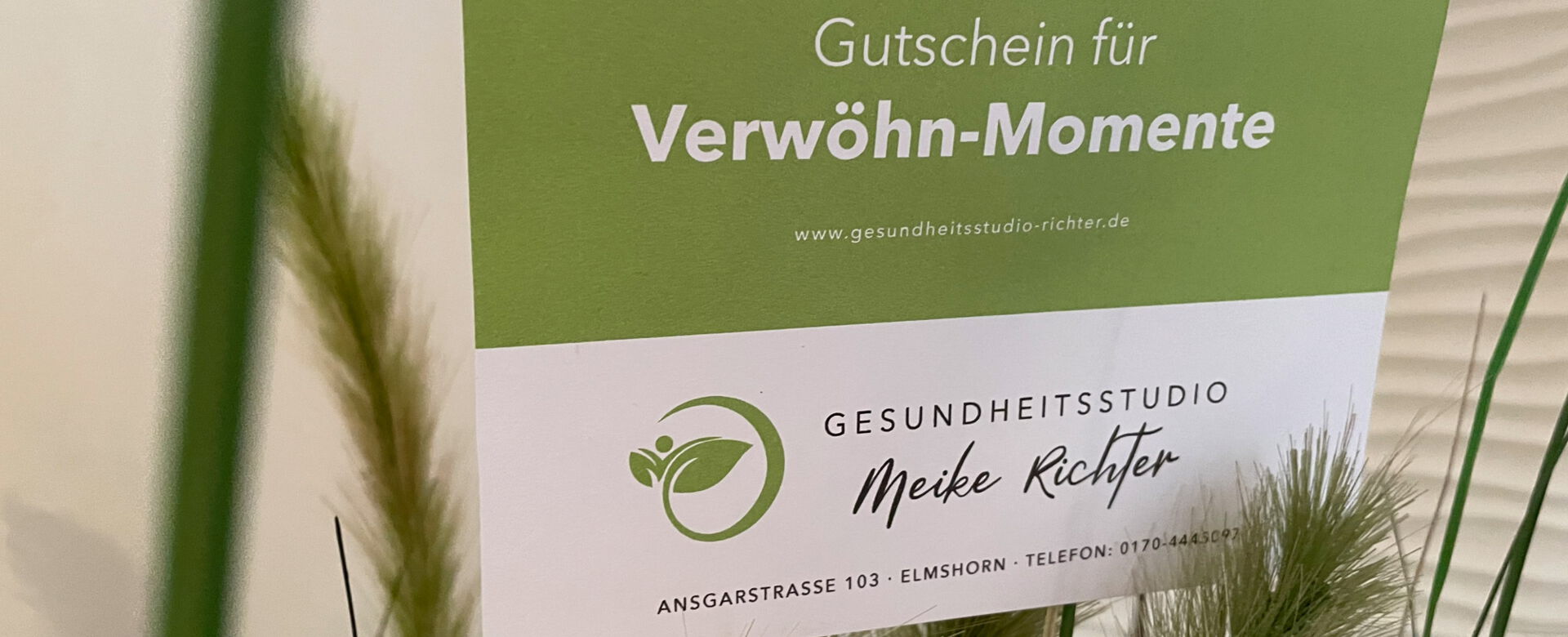 Geschenk-Gutschein für Verwöhn-Momente